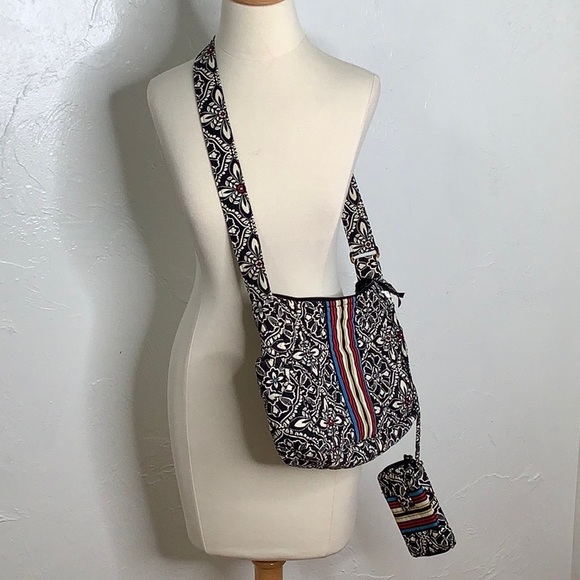 Vera Bradley Barcelona Olivia crossbody / shoulder bag with matching wallet - Picture 5 of 16